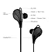 Toysdone Wireless Headphones Stereo Earbuds Wireless Sport Earphones For Running With Mic (6 Hours Play Time, IPX4 Sweatproof, Secure Ear Hooks Design) - Black