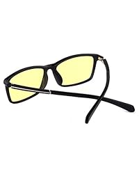 gameking Classic T006 Luz Azul Bloqueo Computer Glasses anteojos para juegos con lente ámbar Tint para Eye Alivio de Tensión