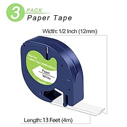 UNOKA Compatible for DYMO White Paper Label Maker