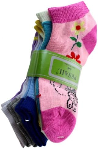 Assorted Honey Bee Low Cut Ankle Socks (Size 4-6) - Size 4-6 Ankle Socks