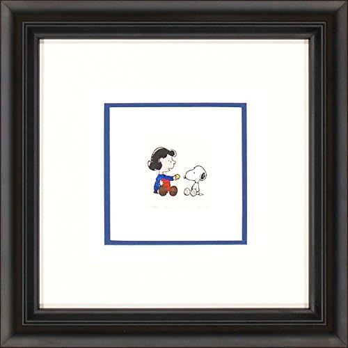 Peanuts: by Charles Schulz"Have a Cookie" featuring Lucy and Snoopy - Hand Colored Original Etching LE of 500 - NEW Framed Small Size with COA - Published by Sower and Reiser