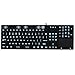 DSI LED Backlit Keyboard with Touchpad IP68 Waterproof Silicone JH-IKB110BL, Black