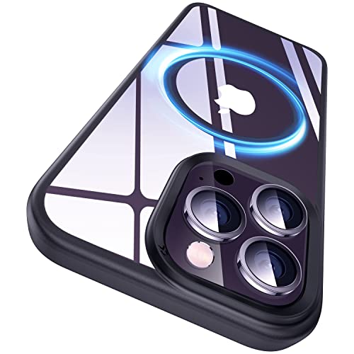 CASEKOO Strong Clear for iPhone 14 Pro Max Case [Non Yellowing] [MILGrade Drop