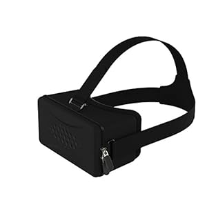 VR Headset, Hizek Cloth Art Zipper Portable 3D Virtual Reality Glasses with 4.7 to 6.0 Screen for iPhone 7/6sPlus/iPhone6Plus,Samsung Galaxy S7/Galaxy S7Edge,HUAWEI,Xiaomi from Hizek