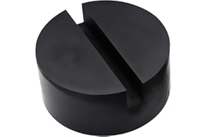 Onbelon Jack Pad Universal Protector Slotted Frame Rail, Medium Size Adapter Rubber Pad (1 Pack), Fits Most Jacks and Vehicle