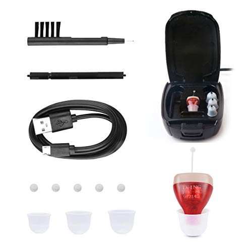 TKING Rechargeable Hearing Amplifier for Adults,Added Tinnitus Masker,Aid and Assist Hearing,Fit Both Right and Left Ear (Added Tinnitus Masker) - Thumbnail 7