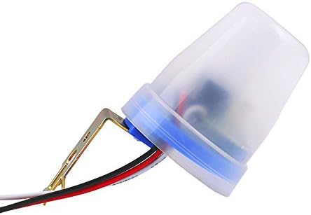 Sensky 12V DC 10A Photocell Sensor Switch IP55 Waterproof Dusk Till Dawn Light Switch Outdoor Light Control Sensor Automatic Photocell Switch for Road Light Garden Light