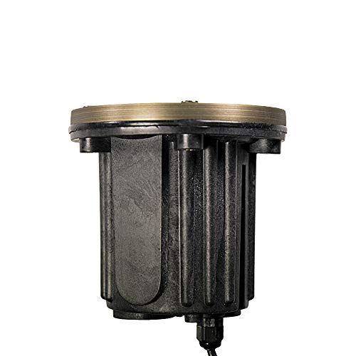 Lumen Logic 12V Brass InGround Well Light (Open Top) with 5W 2700K