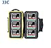 Water Resistant JJC MC-CF6 Memory Card Hard Case for 6 Pcs CF Cards with Lock
