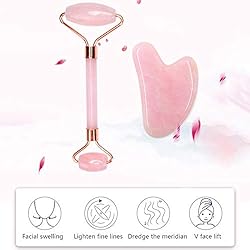 Face Roller-YeeTeching Jade Roller and Gua Sha Set