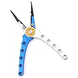 IFLYING Aluminum Resistant Saltwater Fishing Pliers for Cutting Braid Line and Removing Fish Hooks