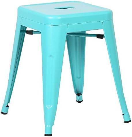 Poly and Bark Trattoria 18" Stool in Aqua