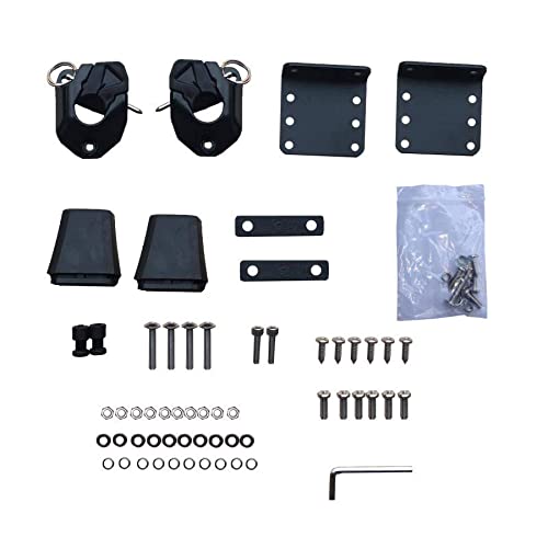 TKMAUTO Black Aluminum Truck Bed Extender Retractable 5969 inches for