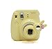 CAIUL Close-Up Selfie Lens Self-Portrait Mirror Compatible with Fujifilm Instax Mini 8 8+ 9 7s, Polaroid 300 Camera, Cute Bunny Style, Yellow