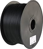 Polymaker PolyMax PLA 3D Printer Filament Black 1.75mm 3 kg. Jam-Free and 9 Times Stronger Than Regular PLA