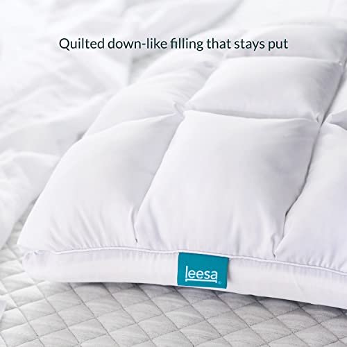 Leesa Hybrid Pillow Queen, White Pricepulse