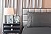 Utopia Bedding Cotton Sateen Bed Sheet Set - 300 Thread Count (Full, Grey)