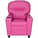 Best Choice Products Kids Furniture Recliner Chair with Cup Holder- Pink
