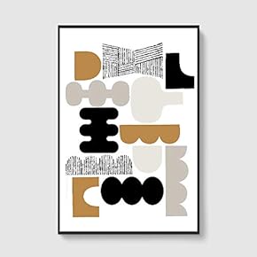 Framed Home Artwork Nordic Style for Living Room Bedroom