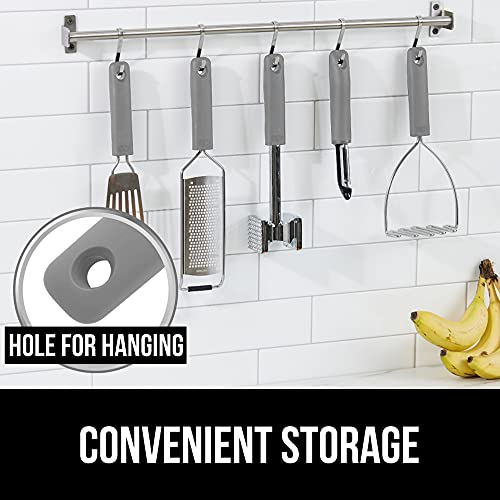 Gorilla Grip Sharp Stainless Steel Zester, Citrus Lemon, Ginger and