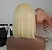 Human Hair Blonde Bob Wig 14