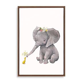 Framed Canvas Wall Art Cartoon Children