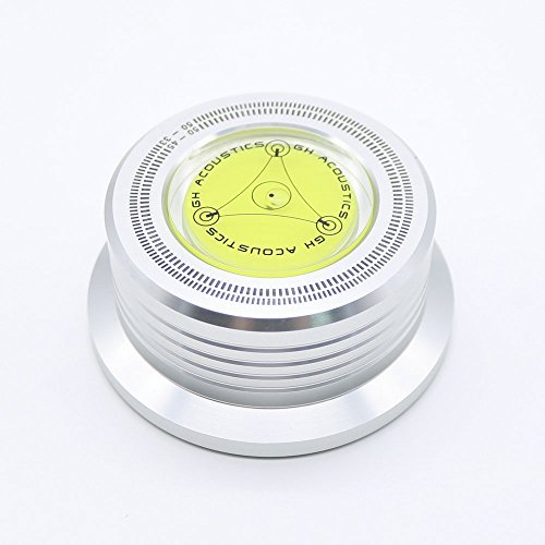 3-in-1 record clamp audio lp disc stabilizer stroboscope gradient…