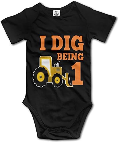 Novelty I Dig Being 1 Baby Onesie Bodysuit