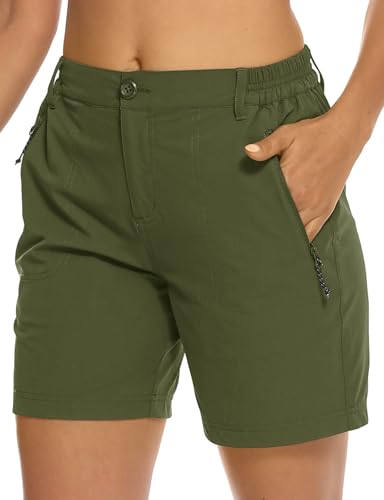 TBMPOY Womens 6" Hiking Cargo Shorts