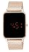 Moulin Unisex Digital One-Touch Mesh Band Watch Rose Gold #03388.77225