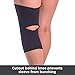 BraceAbility Open Patella/Open Back Neoprene Knee Sleeve | Water-Resistant Athletic Compression Knee Brace for Swimming, Wakeboarding, Scuba Diving, Surfing, Waterskiing and Other Sports (3XL)