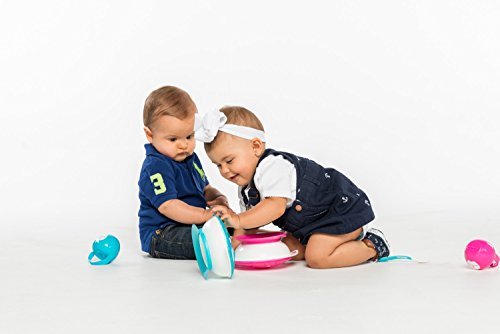 image for Primo Passi Best Baby Suction Base Bowl with Utensils I Spoon & Fork I