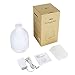 Aroma Essential Oil Diffuser, Aiho Ultrasonic Cool Mist Humidifier 200ml, 7 Colors Led Lights, 4 Timer Settings and Waterless Auto Shut-off for Home Office Baby Room Yoga
