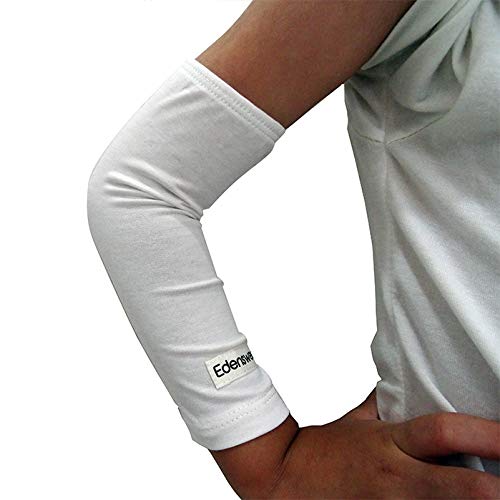 EDENSWEAR Zinc-Infused Elbow Sleeve for Kids with Eczema (X-Small)