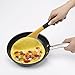 OXO Good Grips Small Flip and Fold Silicone Omelet Turner, Yellow/Black