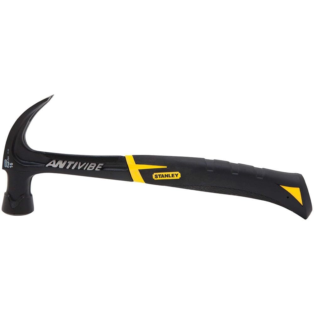 Stanley 51-162 Martillo para clavar con garra curva FatMax Xtreme AntiVibe de 16 oz