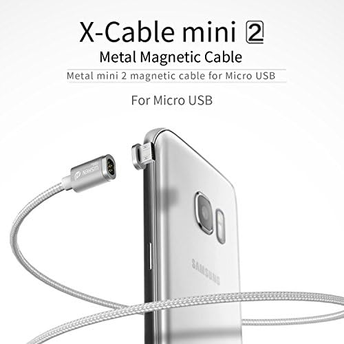 iKNOWTECH Micro USB Cable, Nylon Braided Data Charger Lead with Metal Plug LED Indicator Light for Sony Xperia Z5 Pre/Z5 Mini/Z5/M5/Z3+/M4, Samsung S2 S3 S4 S6 S7 Edge Plus & All Micro 5Pin Devices