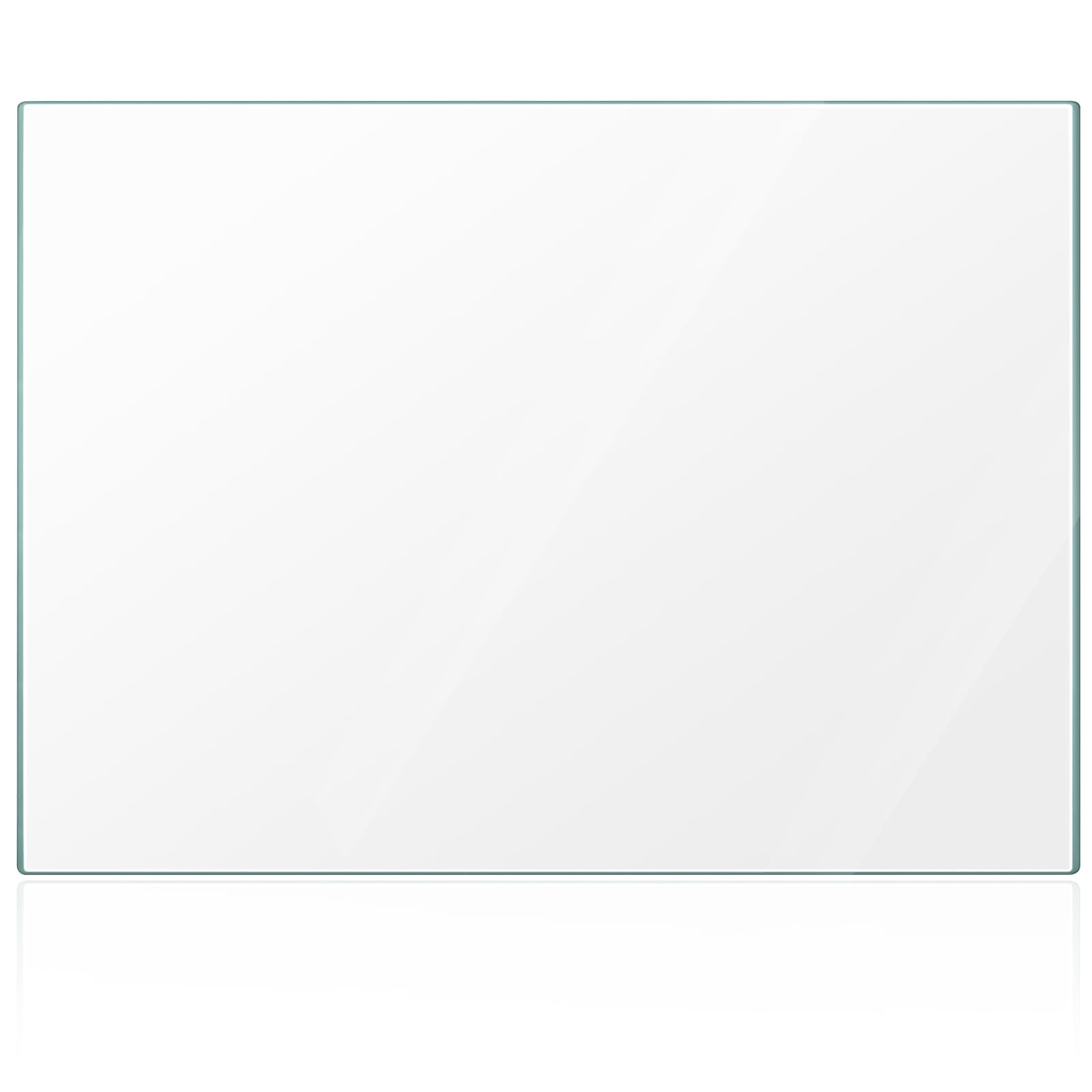 Photo 1 of Nuanchu 1 Pcs 12 x 16 Inches Clear Tempered Glass Palette for Oil Painting Keeps Wet Paint Fresh Scratch Resistant Easy Clean up for Palette Artist Supplies DIY Color Mixing
