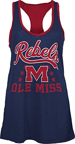 NCAA Mississippi Ole Miss Rebels Nelly Tank, X-Large, Navy