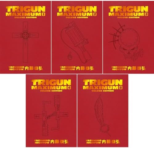 Trigun Maximum Deluxe Edition Volumes 1–5 Hardcover Manga Box Set