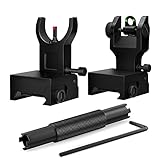RTMGOB Flip Up Sights - Iron Sights Red & Green Dot