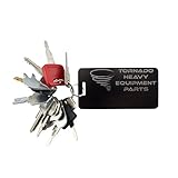 TORNADO HEAVY EQUIPMENT PARTS CONSTRUCTION IGNITION KEY SETS TORNADO - Comes in sets of 7, 10, 12, 14, 16, 18, 20 for backhoes, tools, case, cat, etc. See product description for more info. (14 Key Set)