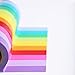 Scraft Artise (10) Rolls of Rainbow Washi Tape, Japanese Masking Tape Set, 15mm x 10m, Approx. 5/8