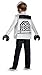 Disguise Zane Lego Ninjago Movie Classic Costume, White, Medium (7-8)