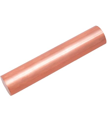 5 Barres De Cuivre Pur 99,9% – Diamètre 4 Mm, Longueur 100 Mm, Pour Bricolage Ou Collection