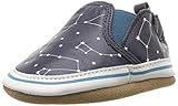 Robeez Boys Crib Shoe, Liam Galaxy Navy, 0-6 Months