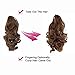 Beauty Angelbella Curly Ponytail Extension 14 Inch, Synthetic Short Curly Wave Claw Clip Ponytail Hairpieces for Women Light Brown