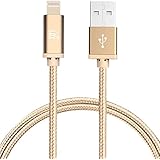 iPhone Charger Lightning Cable - [MFi Certified] Durable Braided Apple Lightning USB Cord for latest iOS including iPhone X/8/8Plus/ 7/7Plus/IPad Pro