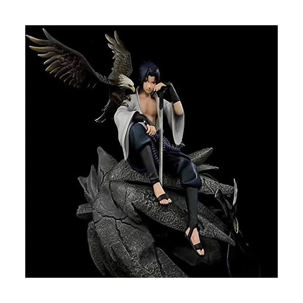 Wjlvn Charakter Animation Modell Naruto GK Uchiha Sasuke Jane Geschnitzter Adler Team End Valley Statue Modell Box Figur…