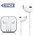 VEBE Earbuds, Sports Earphones with Horn Earbuds with Mic Stereo Wired In-Ear Earphones 3.5MM Jack Headphones for iPhone/Android (White-3)